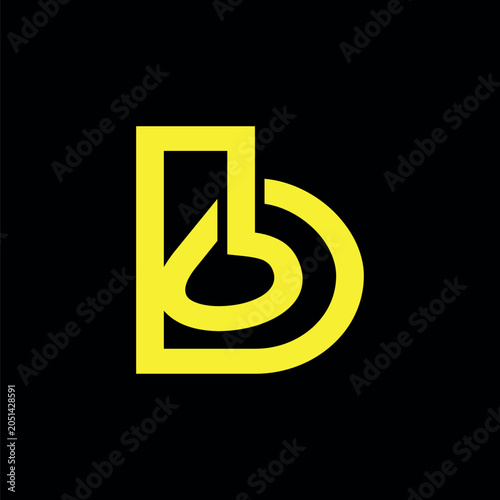 Letter B Logotype Design for Luxury Company Business or Personal Branding Vector