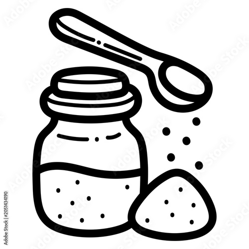 Cuadro en lienzo sugar illustration