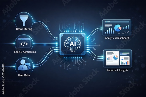 Generative AI Data Analytics Workflow with Machine Learning Automation, Business Intelligence Dashboard and Big Data Processing Technology
