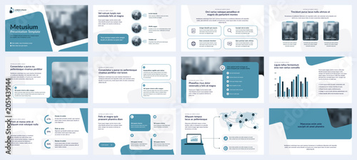 Corporate Blue Presentation Template for Business Slides, Pitch Decks and Professional Company Reports