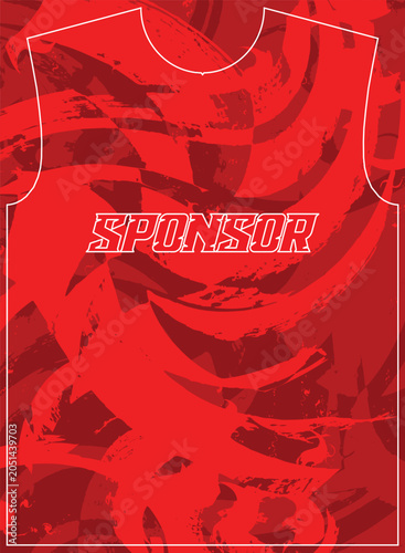 Abstract Sports Jersey Pattern for Football and Esports Uniform Design