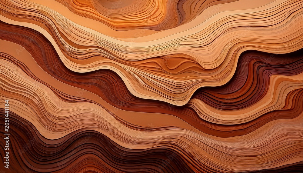 Fototapeta premium abstract sandstone layers with wavy patterns