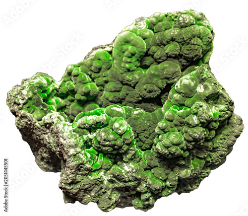 Foto Botryoidal Green Malachite Mineral Specimen