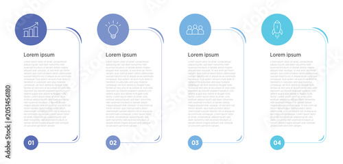 A collection of four visually engaging creative design infographics that simplify complex information using vibrant colors, clear icons.