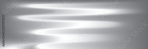 Abstract white and gray gradient background, wave pattern. Vector illustration.