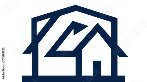 House Roof Architecture Symbol Logo.