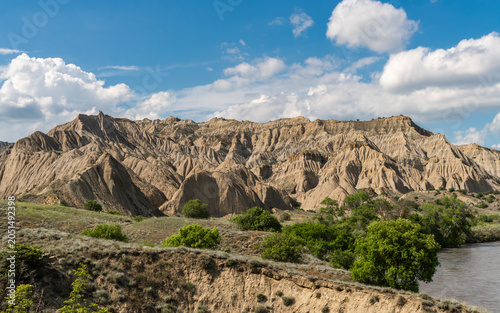 Arid Mountains in Vashlovani National Park of Georgia