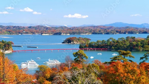 秋の日本三景松島【宮城県宮城郡松島町】