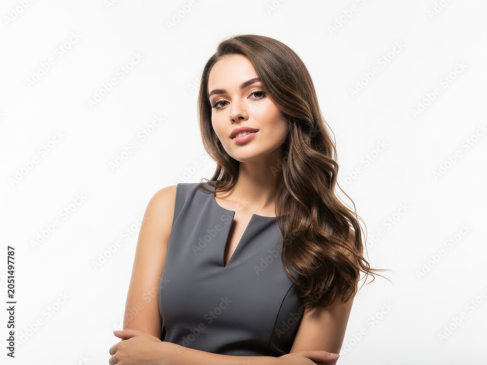 Fototapeta premium Confident young woman in professional attire
