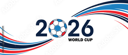 2026 football world cup soccer championship logo design