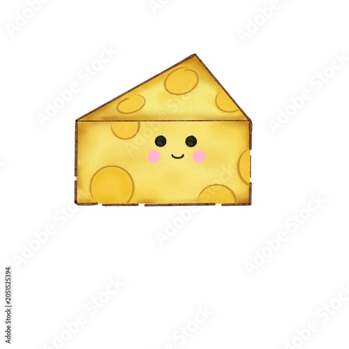 cheese on white