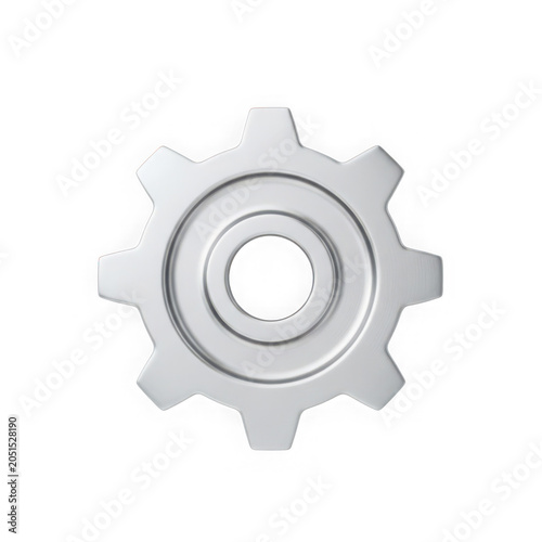 Gear with Concentric Rings on Transparent Background Featuring Mechanical, Industrial, Machinery with Engineering and Mechanical Part Elements