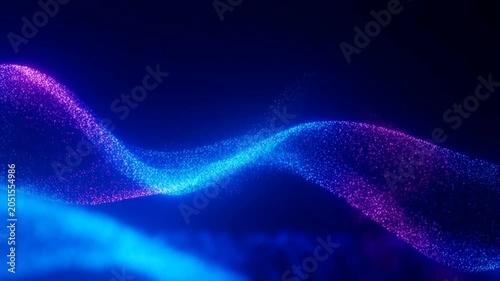 abstract blue background with waves