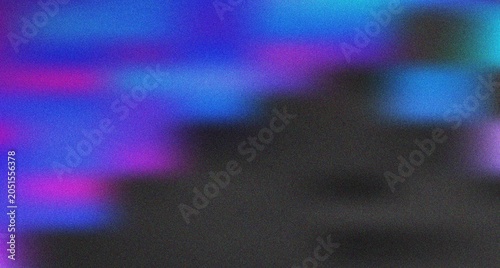 Photos Dynamic blue and magenta light blocks with subtle grain texture creating a moder