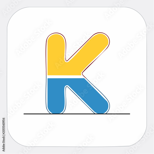 Stylized Letter K Logo