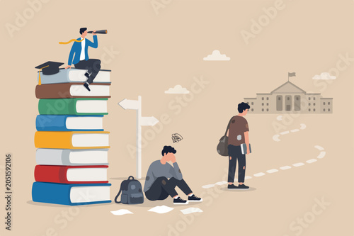 Canvas-taulu Education inequity, academic degree or institution bias, imbalance or chance or