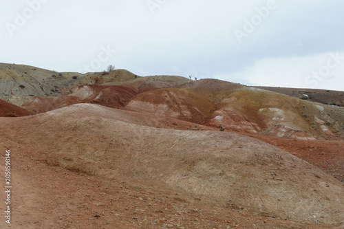 Altai Mars is a region of multicolored mountains in the Kosh-Agach district of the Altai Mountains, in the Kyzyl-Chin tract. Altai Republic