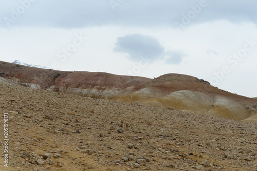 Altai Mars is a region of multicolored mountains in the Kosh-Agach district of the Altai Mountains, in the Kyzyl-Chin tract. Altai Republic