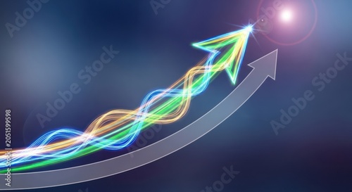 Abstract Business Growth Arrow Concept.