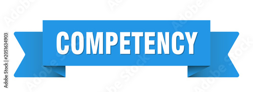 фотографія competency ribbon isolated on transparent background