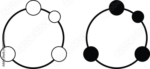 Foto Adaptation Icon Vector Design and Illustration for Change Management, Flexibility, and Continuous Improvement