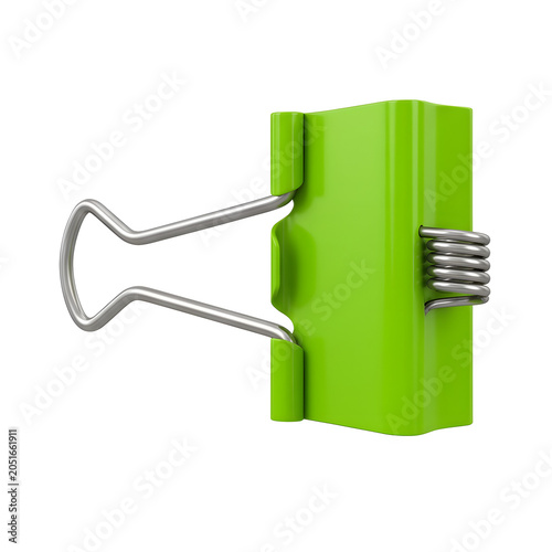 Green Binder Clip
