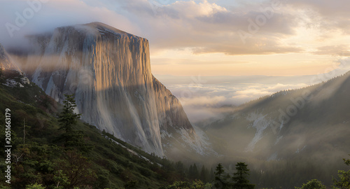 sunrise over the mountains