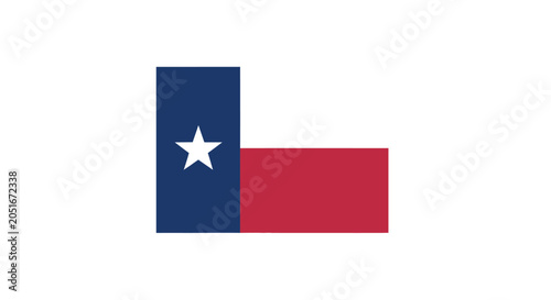 Konstfotografi Texas State Flag Symbol.