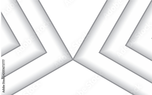 Abstract geometric background with corner line elements and soft shadow effect in modern minimalist style. Ideal for presentation, wallpaper, banner, poster, template, and professional digital design.