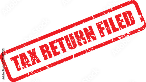 Photography Essential red stamp marking tax verification, ensuring official compliance and a