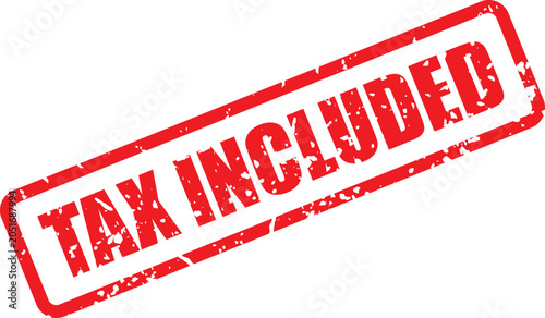 Billede på lærred Vibrant red stamp indicating tax record verification, a crucial step in financia