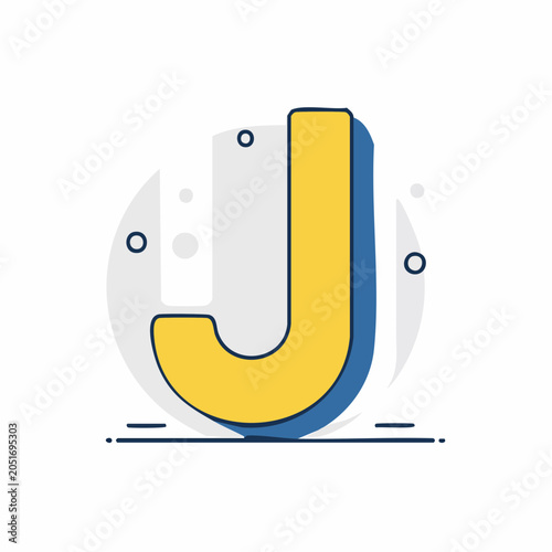 Stylized Letter J Icon