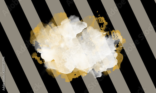 Seamless Thick Black Stripe Abstract Texture for Contemporary Background