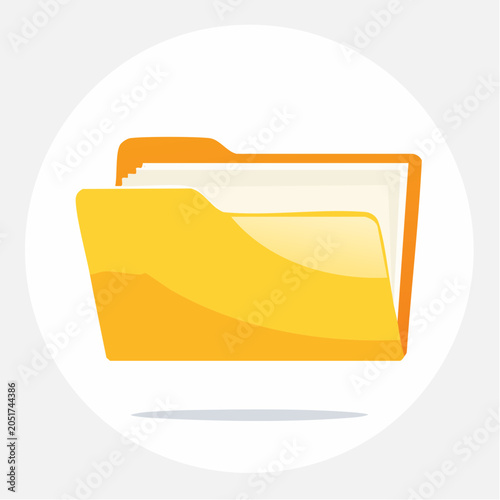Yellow Folder Icon