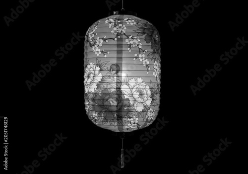 Detailed grayscale 3d rendering of a cylindrical object