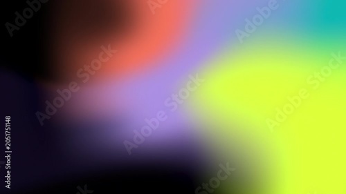 Abstract Vibrant Multicolor Gradient Blurred Ambient Background Animation