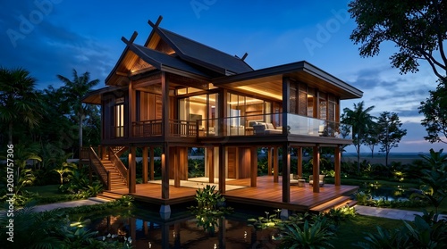 house on the lake
