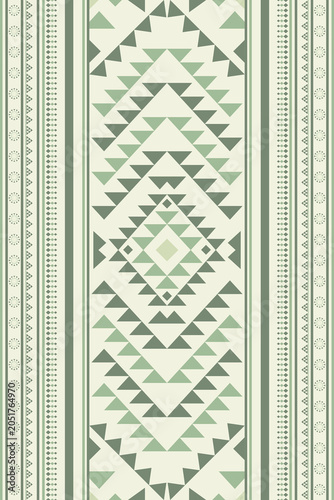 Southwest native seamless pattern ethnic tribal Aztec geometric Navajo Native American fabric earth tone design vector for textile printing