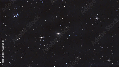 M63 galaxy in space