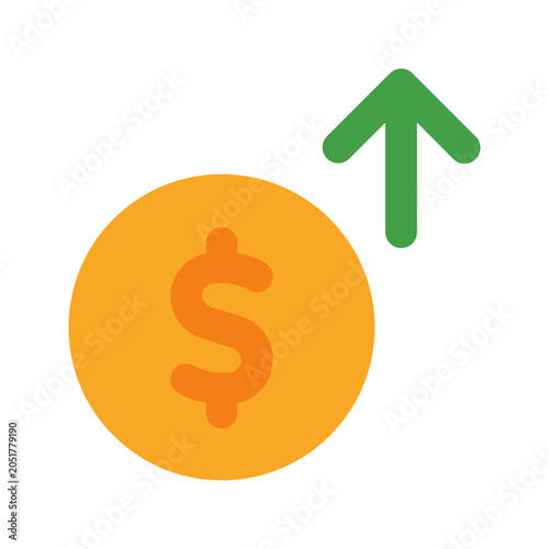 Photos inflation flat icon