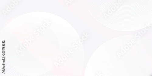 Vászonkép Abstract white glowing geometric lines on gray background