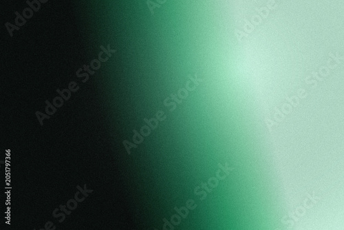 Fundo abstrato degradê verde escuro e preto com textura de ruído. Transição suave com efeito granulado para design moderno - procedural algoritmo
