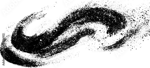 Obraz na płótnie Dirty or dust film grain speck grit grunge overlay on white background grain  grain dot white paper noise texture with distress effect vector illustration pattern background