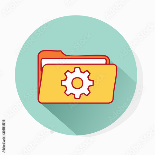 Folder with Gear Icon