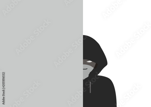 Photos フードを被った不審者