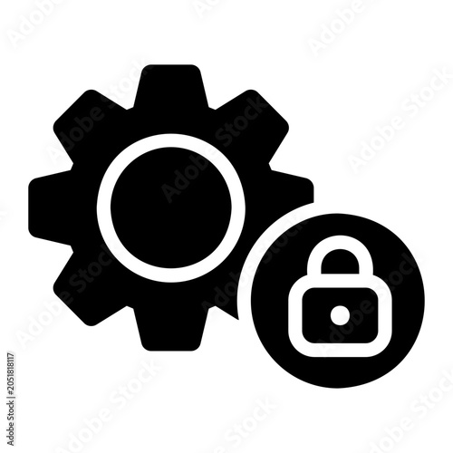 Privacy settings Solid icon
