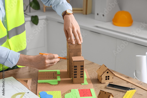 Male construction engineer ...