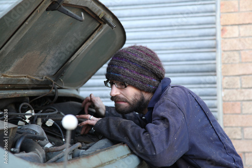 Repairs on a truck