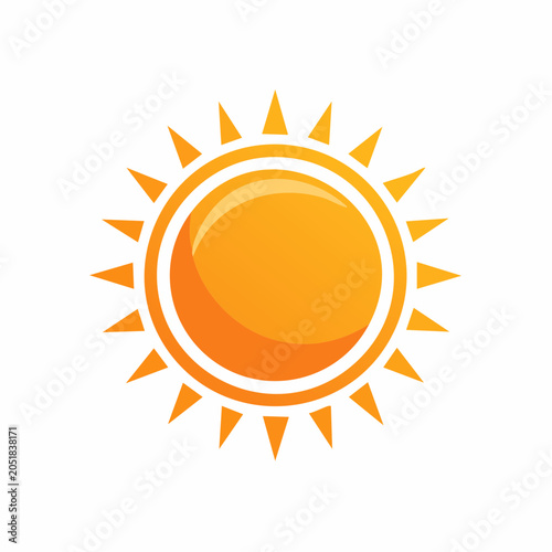 Stylized Sun Icon