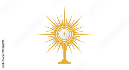 Foto Catholic Eucharistic Monstrance Illustration